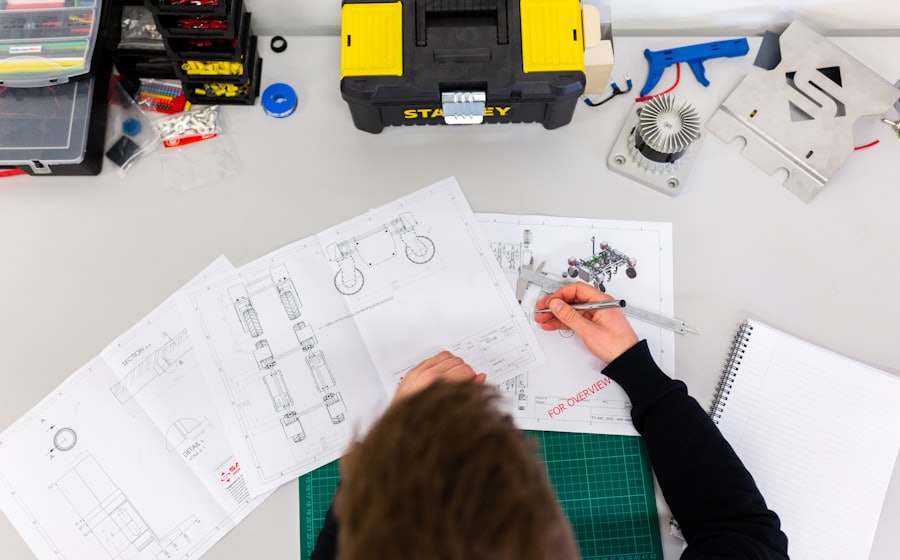 Hauswart kontrolliert die Technik einer Liegenschaft